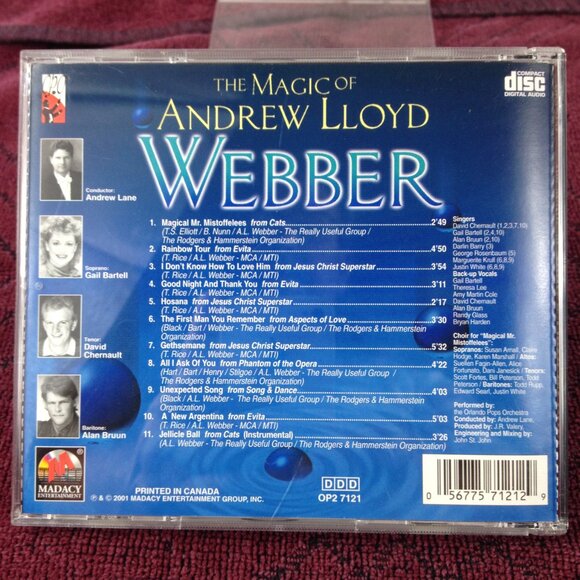 The Magic Of Andrew Lloyd Webber - 1997 - CD - Used - Picture 2 of 3